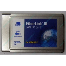 Сетевая карта 3COM Etherlink III 3C589D-TP (PCMCIA) без LAN кабеля (без хвоста) - Шахты
