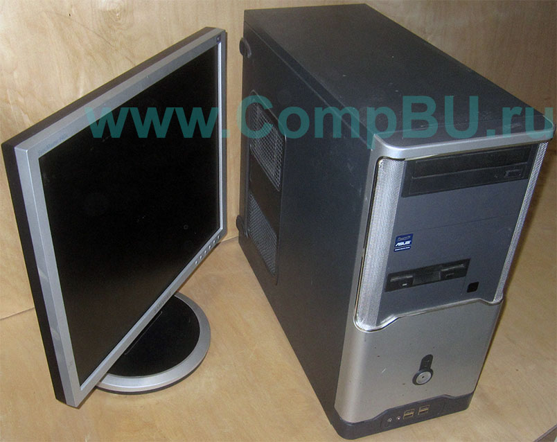 Комплект: четырёхядерный компьютер с 4Гб памяти и 19 дюймовый ЖК монитор (Шахты)